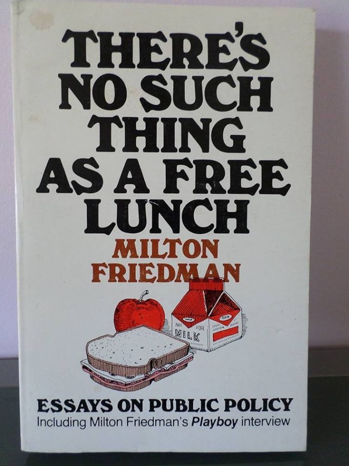 'There's no such thing as a free lunch' cover 1975