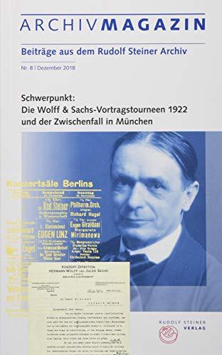 Cover Archivmagazin Wolff& Sachs Vorträge 1922