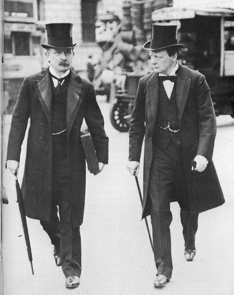 Lloyd George Winston Churchill 1907